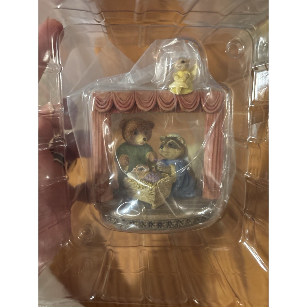 Christmas Starlit Nativity Scene Hallmark Tender Touches 1992 Open Box